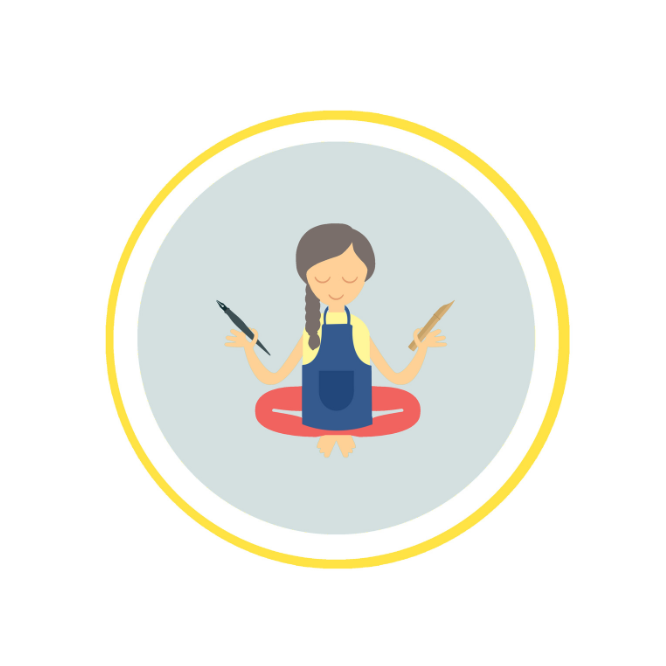 Genial Zeichnen - Online Zeichenkurs - Illustration Yoga - Pinsel und Feder - Zeichenkurs mit Maja Oschmann - copyright Maja Oschmann