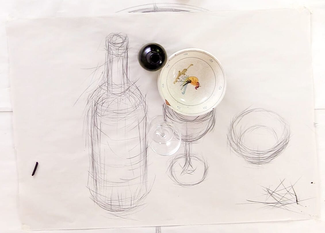 Genial Zeichnen - Warm-Up mit Maja Oschmann - Video Screenshot - copyright Marco Di Carlo