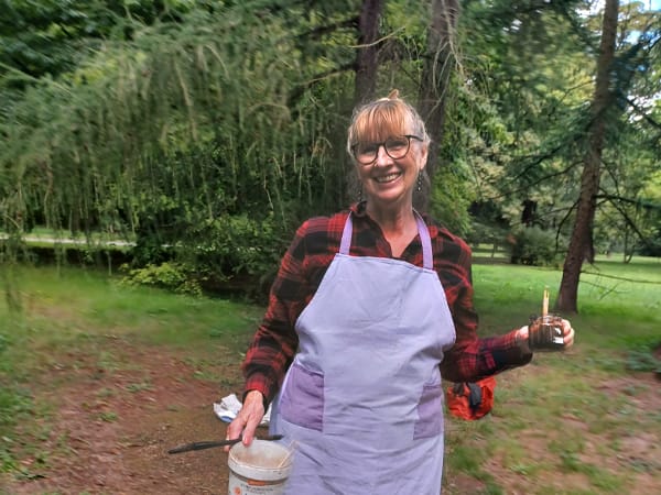 Genial-Zeichnen - Sommerzeichnen - Aenne Meyer - Vorortkurs - Karlsaue - Kassel - Bildcopyright - Maja Oschmann