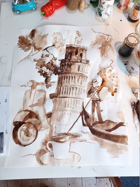 Genial-Zeichnen - Sommerzeichnen - Maja Oschmann - Vorortkurs - Karlsaue - Kassel - Bildcopyright - Christin Amtsfeld