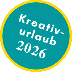 Genial Zeichnen - Malferien Zeichenkurs - Kreativurlaub 2026 - Badge - copyright Maja Oschmann