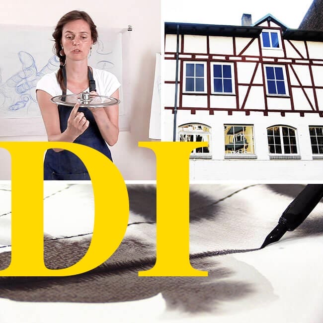 Genial Zeichnen - Wöchentlicher Zeichenkurs mit Maja Oschmann in der Korkfabrik Kassel - Am Dienstag - copyright Marco Di Carlo